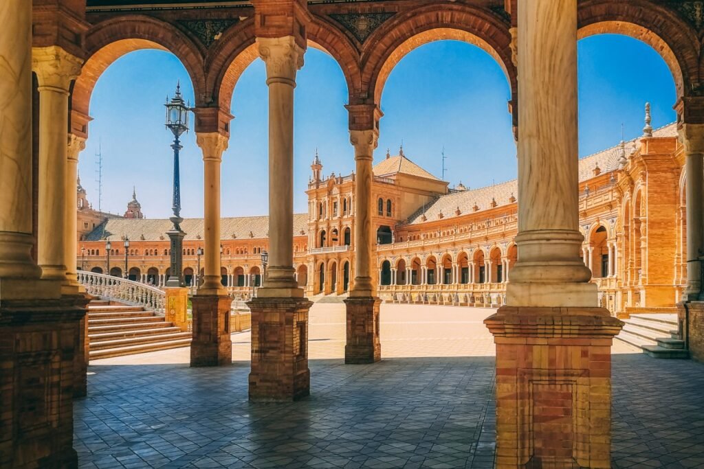 Beautiful View Plaza De Espana Seville Spain 1 1024x683